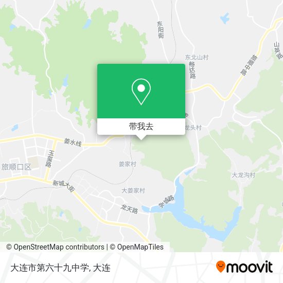 大连市第六十九中学地图