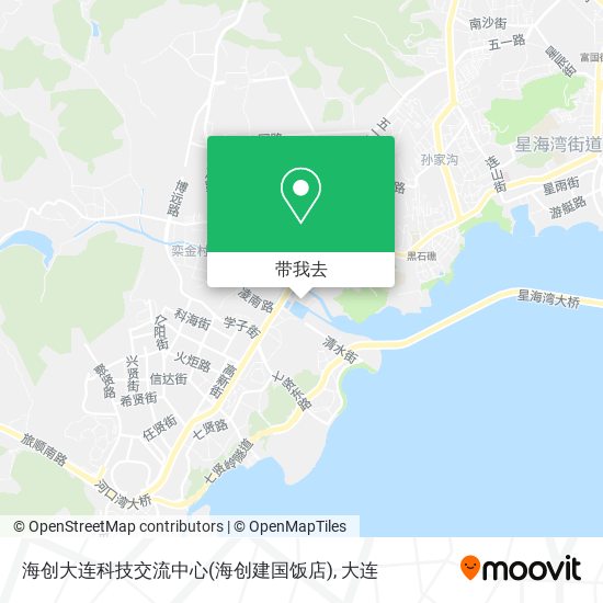 海创大连科技交流中心(海创建国饭店)地图