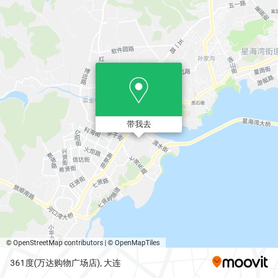 361度(万达购物广场店)地图
