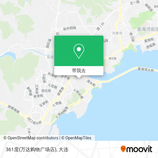 361度(万达购物广场店)地图