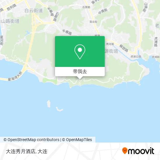 大连秀月酒店地图