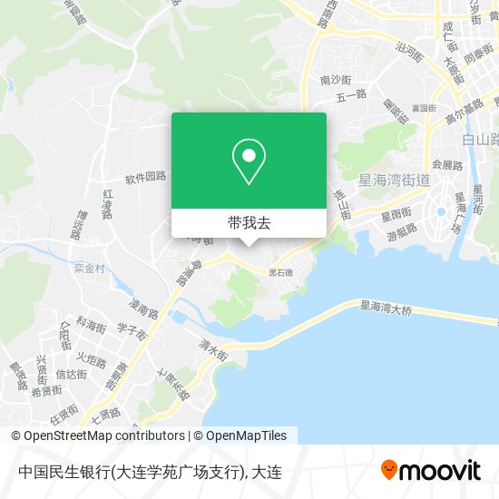 中国民生银行(大连学苑广场支行)地图