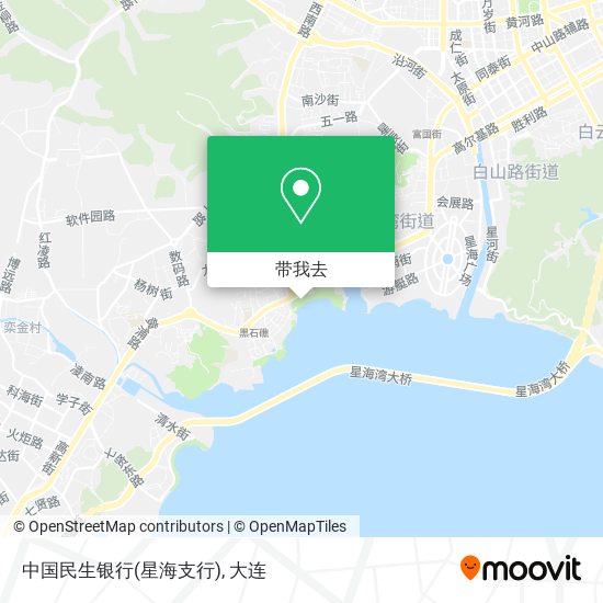 中国民生银行(星海支行)地图