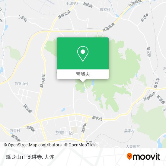 蟠龙山正觉讲寺地图