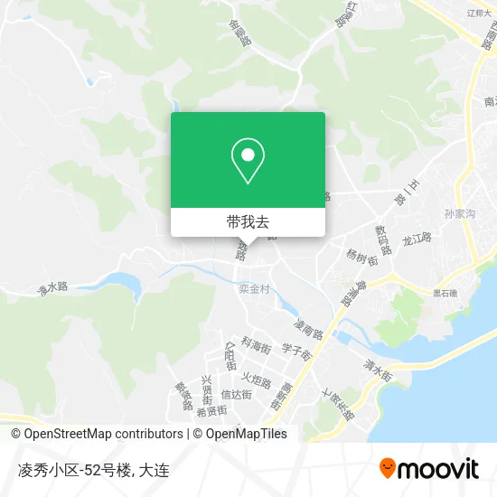 凌秀小区-52号楼地图