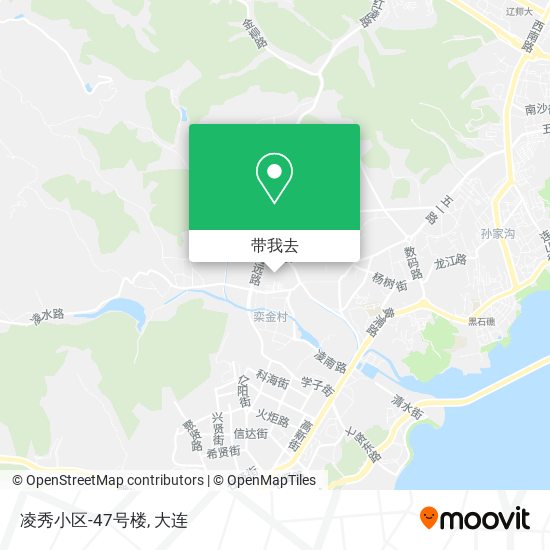 凌秀小区-47号楼地图