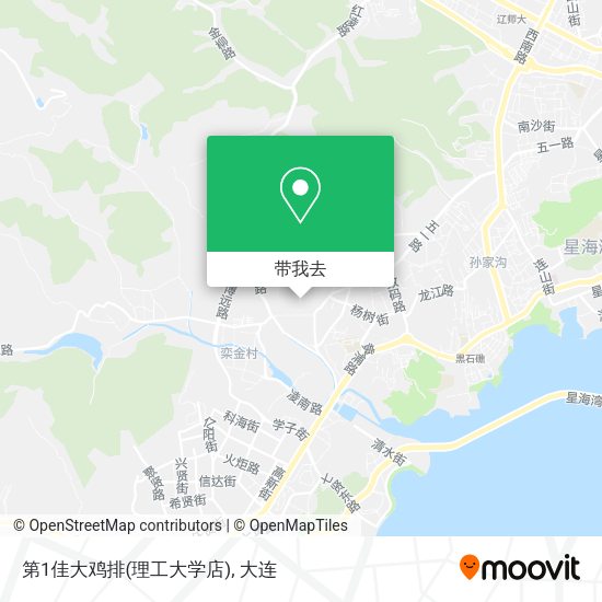 第1佳大鸡排(理工大学店)地图