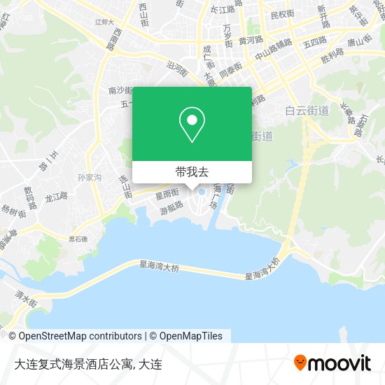 大连复式海景酒店公寓地图