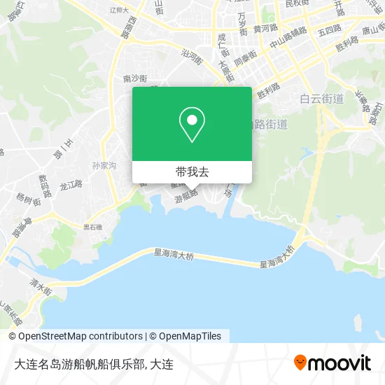 大连名岛游船帆船俱乐部地图