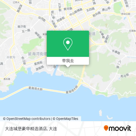 大连城堡豪华精选酒店地图