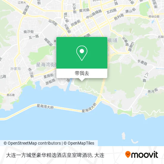 大连一方城堡豪华精选酒店皇室啤酒坊地图