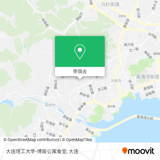 大连理工大学-博留公寓食堂地图