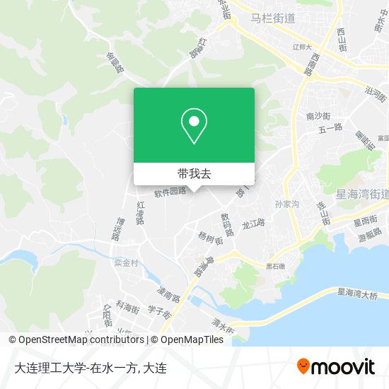 大连理工大学-在水一方地图
