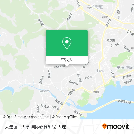 大连理工大学-国际教育学院地图