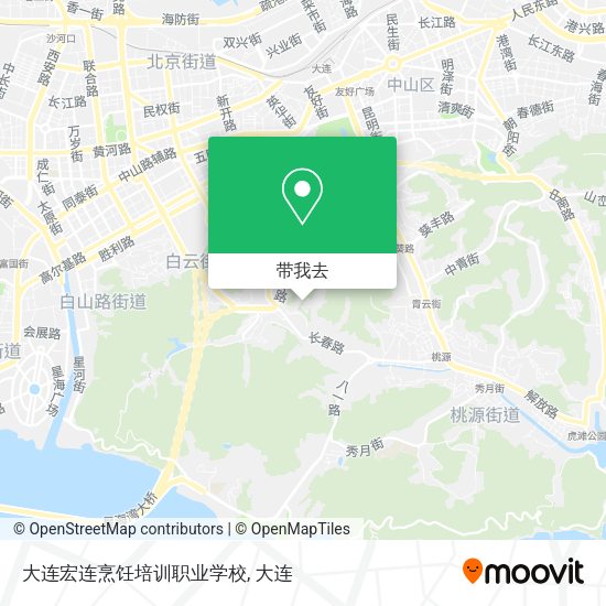 大连宏连烹饪培训职业学校地图