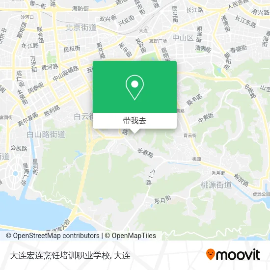 大连宏连烹饪培训职业学校地图