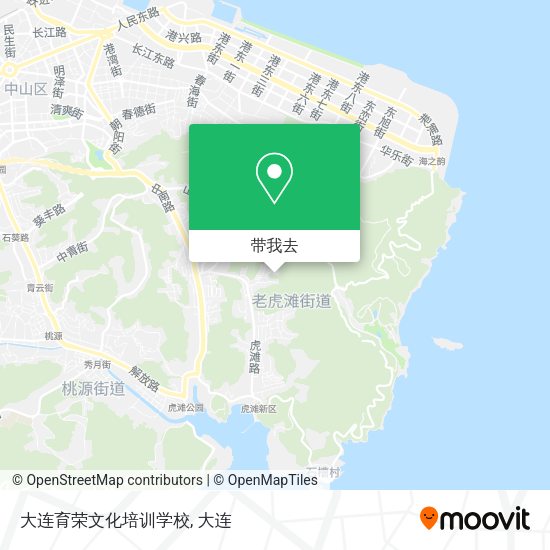 大连育荣文化培训学校地图