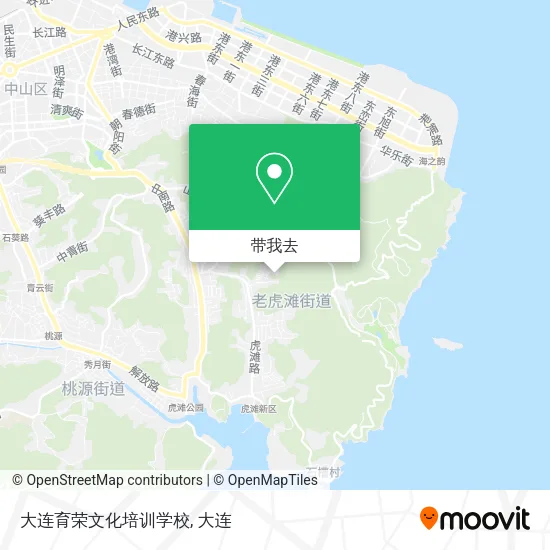 大连育荣文化培训学校地图