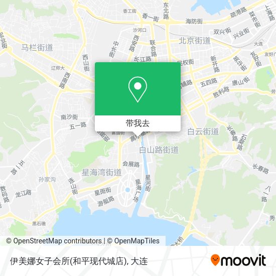 伊美娜女子会所(和平现代城店)地图