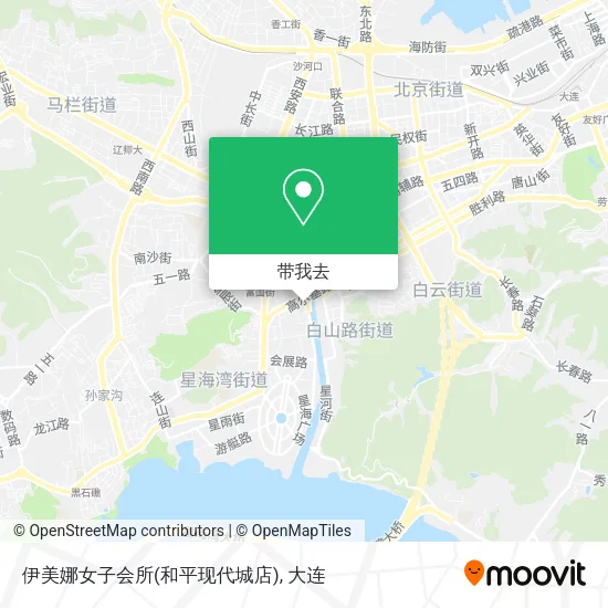 伊美娜女子会所(和平现代城店)地图
