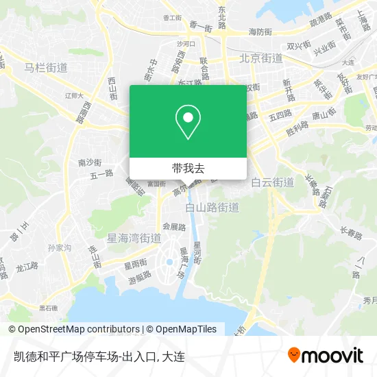 凯德和平广场停车场-出入口地图