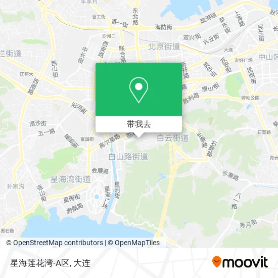 星海莲花湾-A区地图