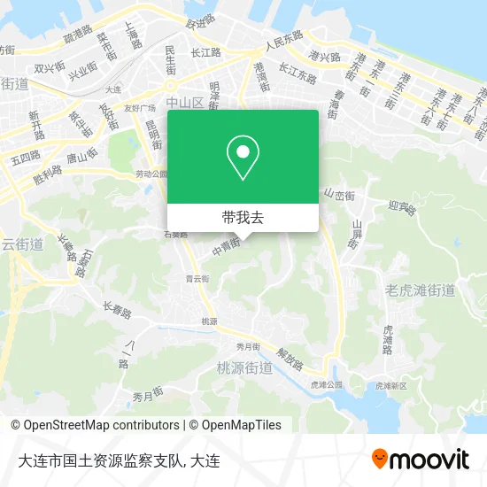 大连市国土资源监察支队地图