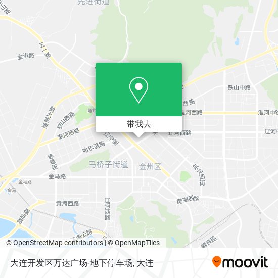 大连开发区万达广场-地下停车场地图