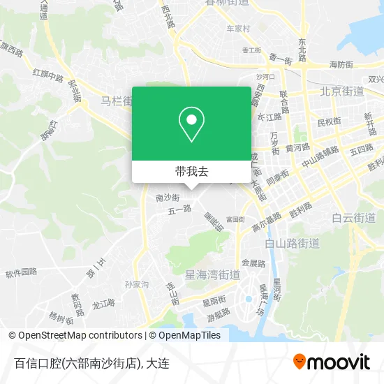 百信口腔(六部南沙街店)地图