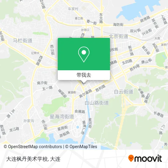 大连枫丹美术学校地图