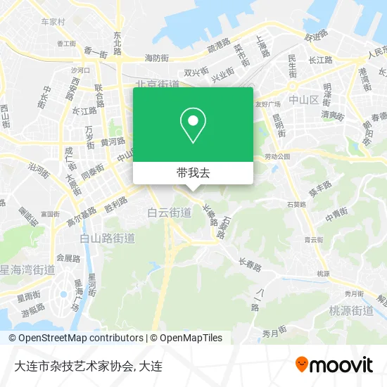大连市杂技艺术家协会地图