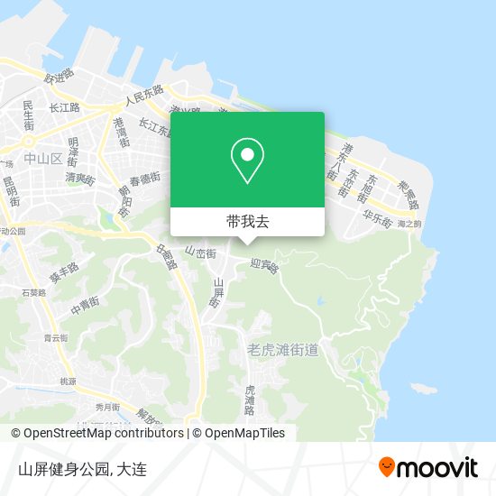 山屏健身公园地图