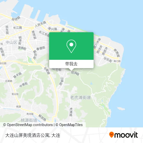 大连山屏美境酒店公寓地图