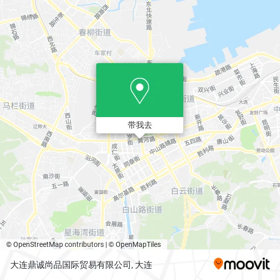 大连鼎诚尚品国际贸易有限公司地图