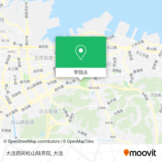大连西岗松山颐养院地图