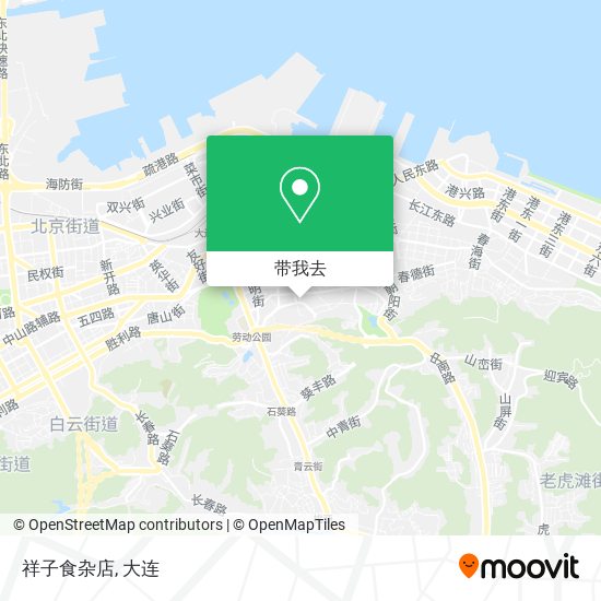 祥子食杂店地图
