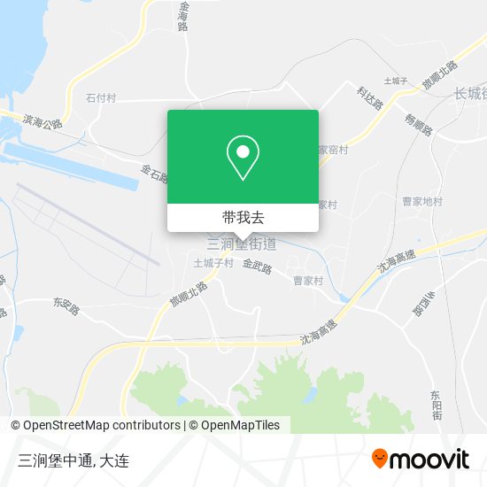 三涧堡中通地图