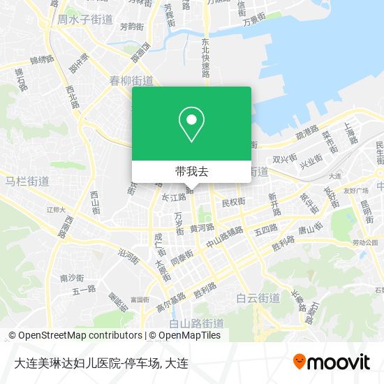 大连美琳达妇儿医院-停车场地图