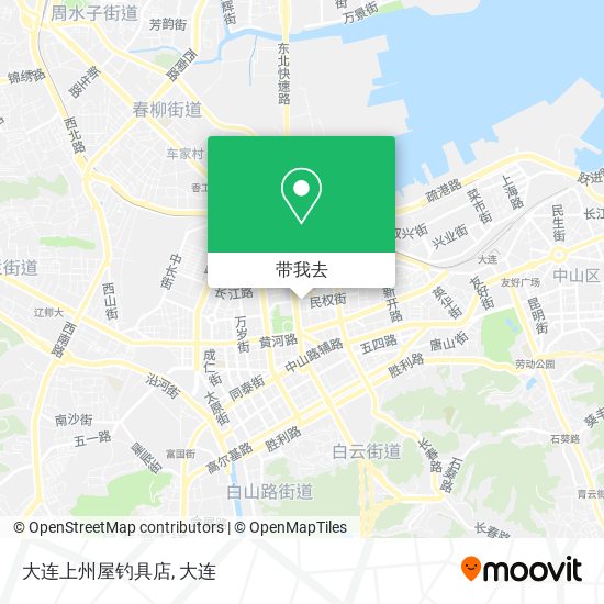 大连上州屋钓具店地图