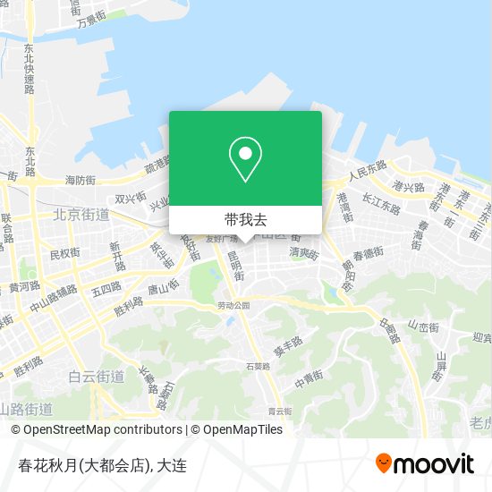 春花秋月(大都会店)地图