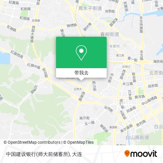 中国建设银行(师大前储蓄所)地图