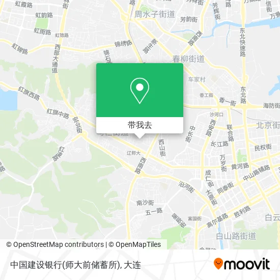 中国建设银行(师大前储蓄所)地图