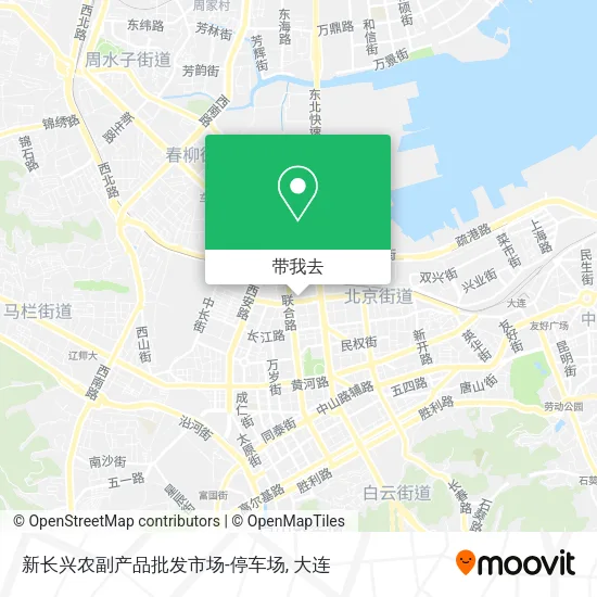 新长兴农副产品批发市场-停车场地图