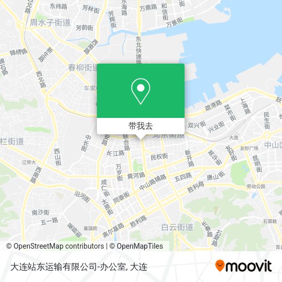 大连站东运输有限公司-办公室地图