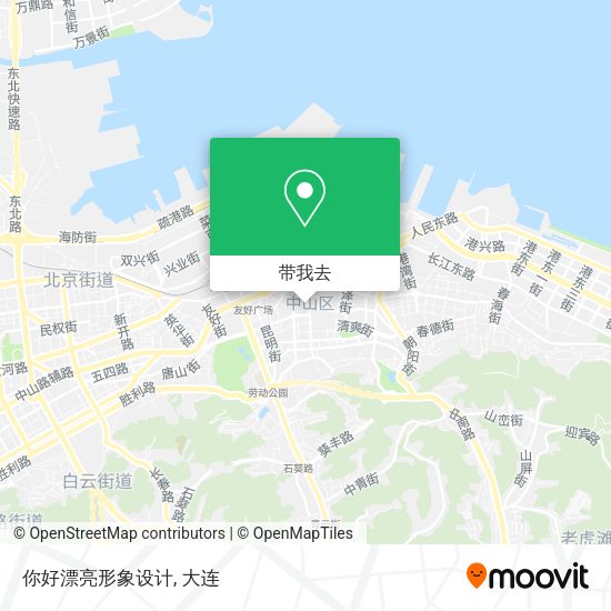 你好漂亮形象设计地图