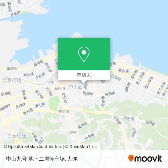 中山九号-地下二层停车场地图