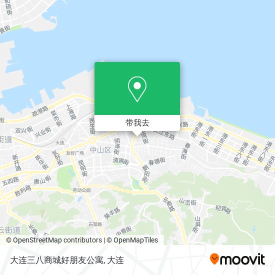 大连三八商城好朋友公寓地图