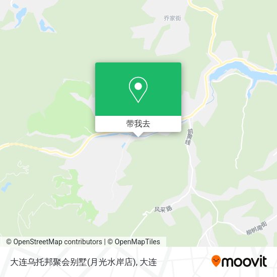 大连乌托邦聚会别墅(月光水岸店)地图