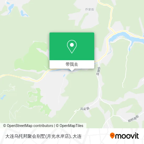 大连乌托邦聚会别墅(月光水岸店)地图