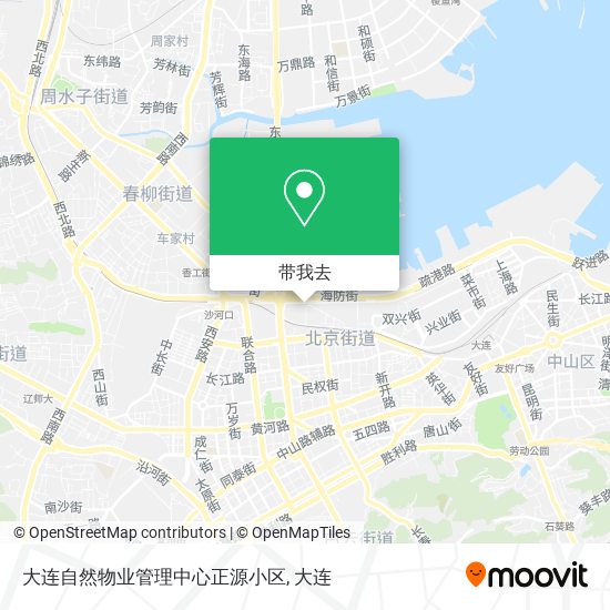 大连自然物业管理中心正源小区地图